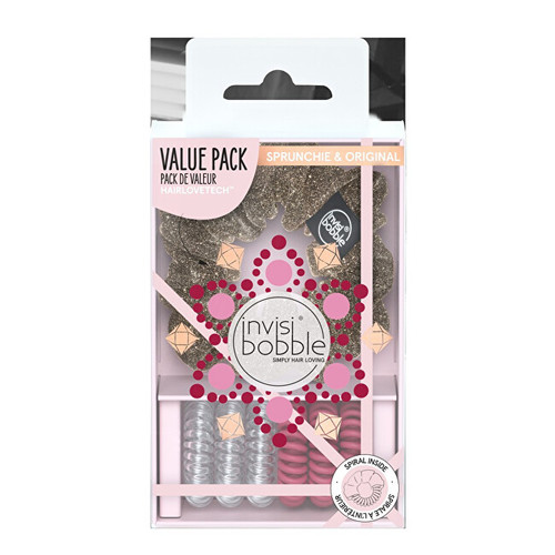 Invisibobble Gumička do vlasů British Royal Duo Queen for a Day (SP+6OR) 1 kus