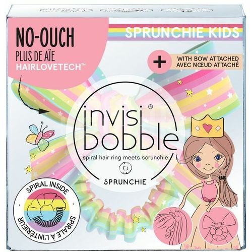 Kids Slim Sprunchie Let‘s Chase Rainbows - Dětská gumička do vlasů se stuhou