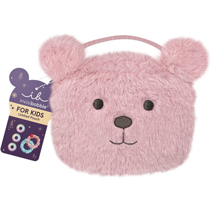 Invisibobble Pink Teddy Set I - Sada gumiček do vlasů