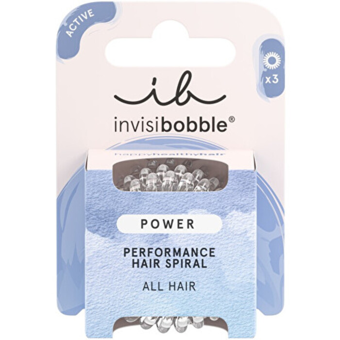 Invisibobble POWER Crystal Clear 3ks