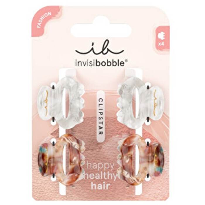 Invisibobble Clipstar Petit Bijoux S - Skřipce do vlasů 4 ks