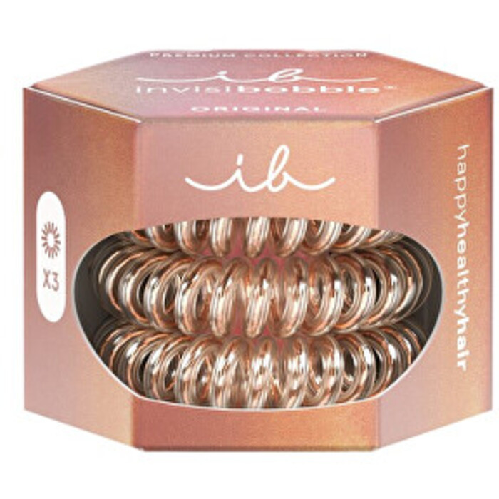 Original Premium Bronze me Pretty - Gumička do vlasů ( 3 ks )