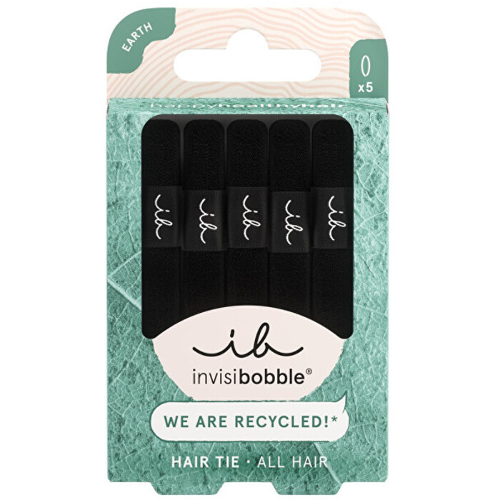 Hair Tie Black - Gumička do vlasů 5 ks