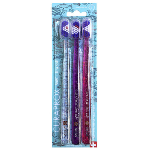 Summer Fish Toothbrush 5460 - Veľmi jemná zubná kefka ( 3 ks )