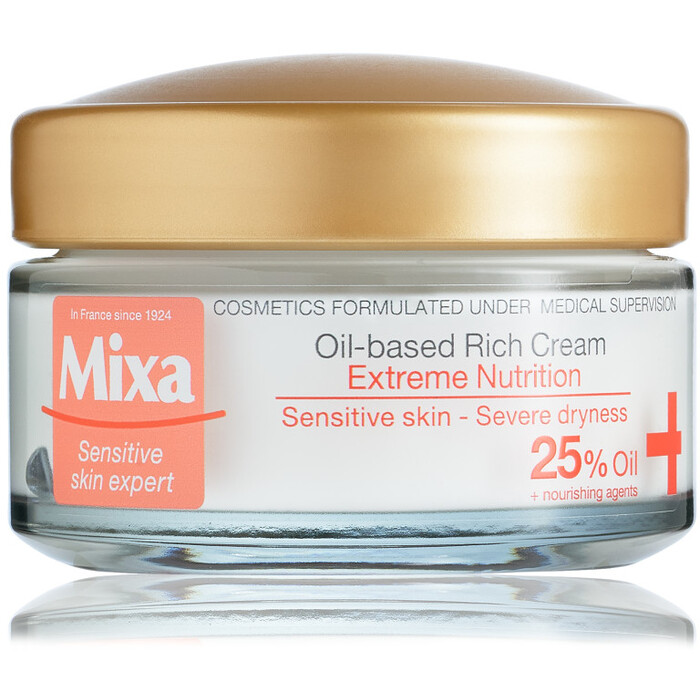 Mixa Oil-based Rich Cream - Bohatý výživný krém 25% 50 ml
