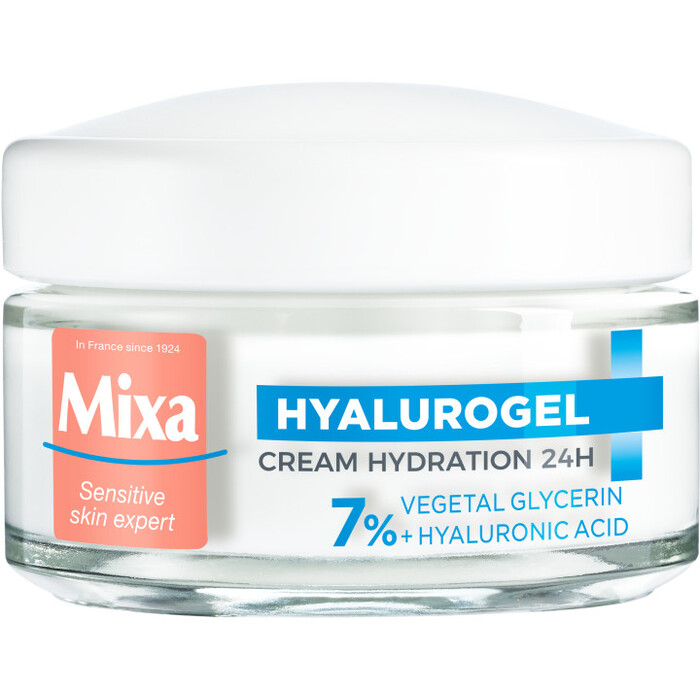 Mixa Hyalurogel Light hydratační krém pro citlivou pleť 50 ml
