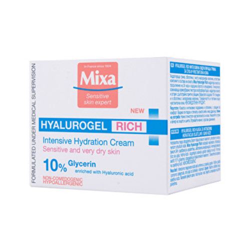 Hyalurogel Rich Cream ( citlivá pleť ) - Intenzivně hydratační denní krém 