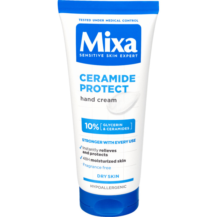 Mixa Ceramide Protect Hand Cream ( suchá pokožka ) - Ochranný a hydratační krém na ruce 100 ml