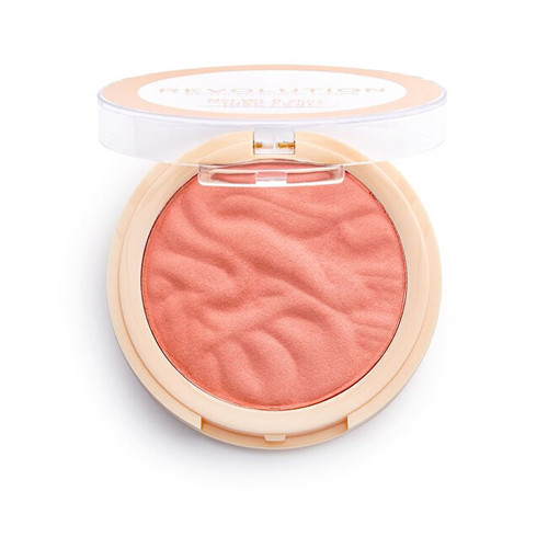 Makeup Revolution Reloaded Powder Blush - Dlouhotrvající pudrová tvářenka 7,5 g - Peaches & Cream
