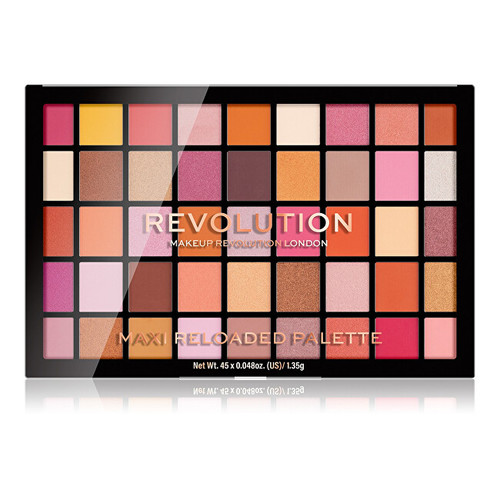 Makeup Revolution Maxi Reloaded Palette Big Big Love - Paletka pudrových očních stínů 60,75 g