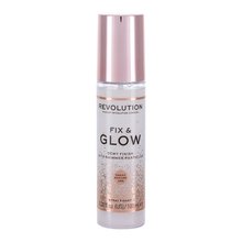Fix & Glow Dewy Finish - Rozjasňujúci fixačný sprej na make-up