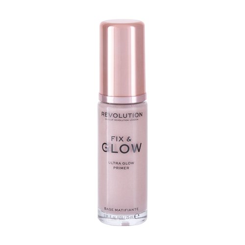 Makeup Revolution Fix & Glow Ultra Glow Primer - Rozjasňující podkladová báze 25 ml