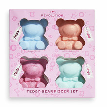I♥Revolution Teddy Bear Fizzer Bath Fizzer - Sada koupelových bomb