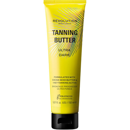 Makeup Revolution Ultra Dark Beauty Buildable Tanning Butter - Samoopalovací tělové máslo 150 ml