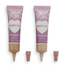 X Roxi Cherry Blossom Liquid Highlighter Duo - Sada tekutých rozjasňovačů 15 ml