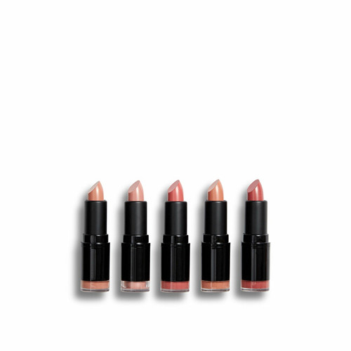 Makeup Revolution Blushed Nudes Lipstick Collection ( 5 ks ) - Sada rtěnek 3.2 g
