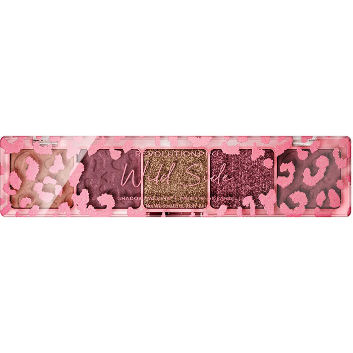 Revolution PRO Glam Rose Gold Leopard Palette - Paletka očních stínů 5,5 g