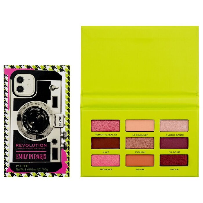 Emily In Paris Camera Queen Eyeshadow Palette - Paletka s 9 očnými tieňmi 6,3 g