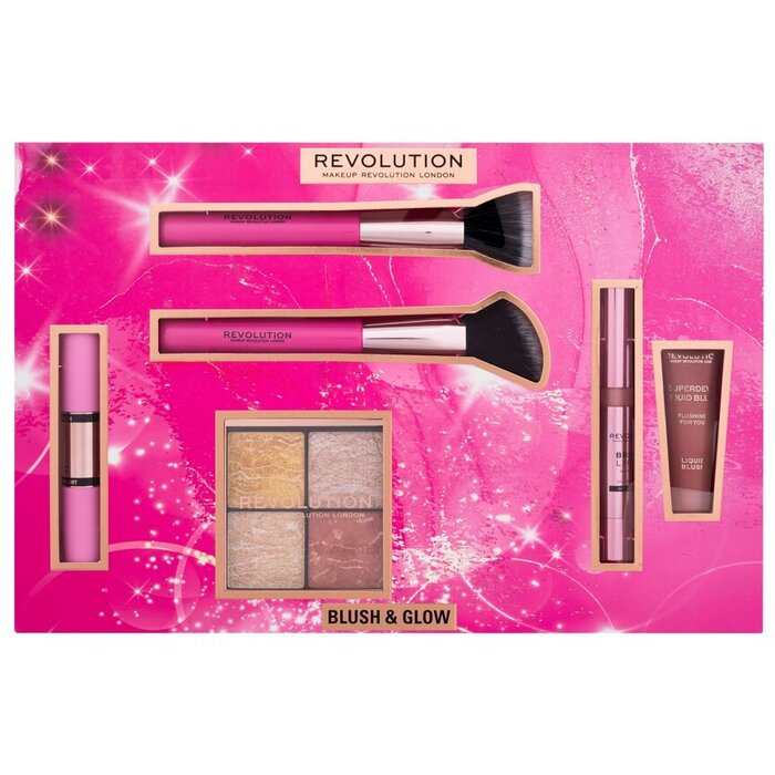 Makeup Revolution Blush & Glow Gift Set - Dárková sada 9,6 g 0 g