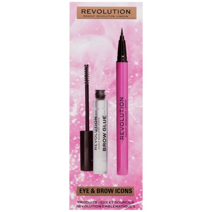 Makeup Revolution Eye & Brow Icons Gift Set - Dárková sada 0 ml
