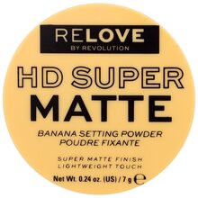 Revolution Relove HD Super Matte Banana Setting Powder - Zmatňující sypký pudr 7 g