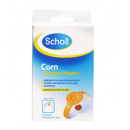 Scholl Corn Removal Plasters ( 8 + 8 ks ) - Náplast na odstranění kuřích ok