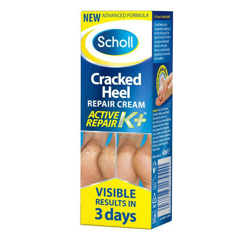 Scholl Cracked Heel Repair Cream - Krém na rozpraskané paty s Keratinem 60 ml