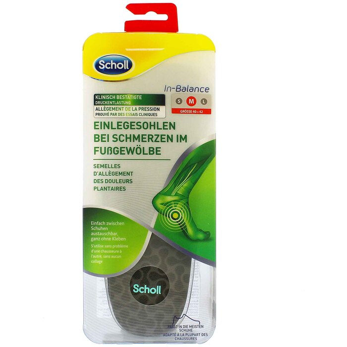 Scholl In-Balance Arch Pain Relief Insole - Vložky do topánok 
