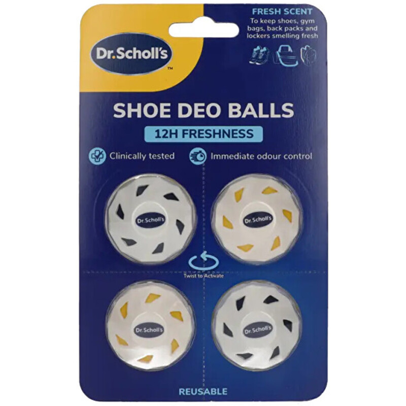 Shoe Deo Balls - Osvěžující kuličky do obuvi ( 4 ks )