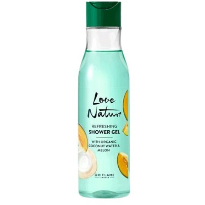 Oriflame Love Nature Refreshing Shower Gel - Sprchový gel s kokosovou vodou a melounem 500 ml