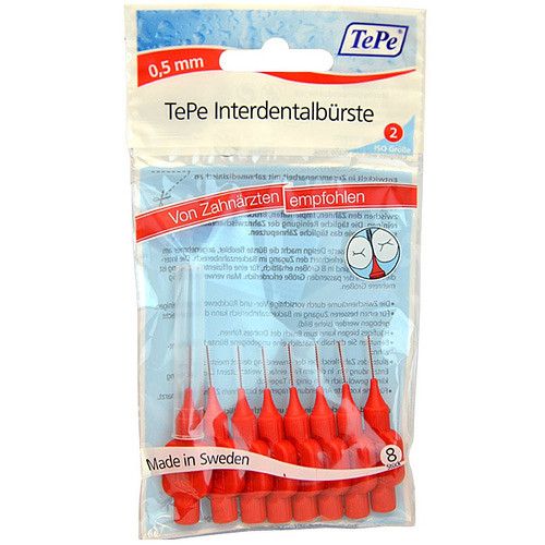 Interdental Brush Normal (0,5 mm red 8 ks) - Medzizubné kefky