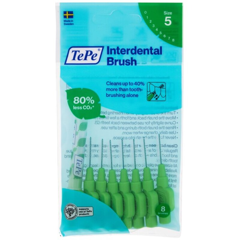 Interdental Brush Normal (0,8 mm green 8 ks) - Medzizubné kefky