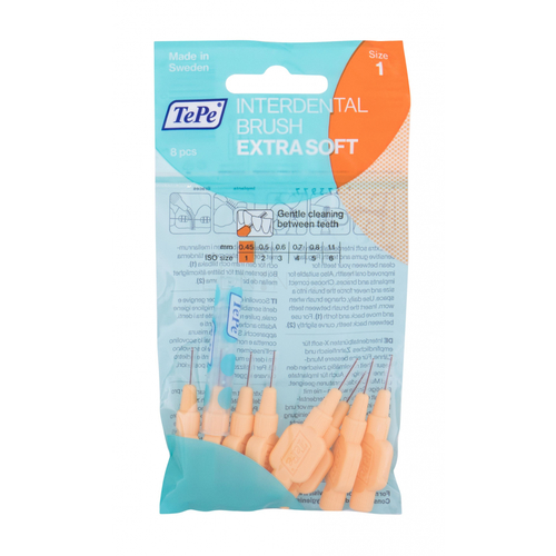 Interdental Brush Extra Soft (0,45 mm 8 ks) - Veľmi jemné medzizubné kefky