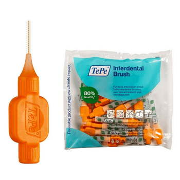 Interdental Brush Extra Soft ( 0,45 mm oranžová 8 ks ) - Velmi jemné mezizubní kartáčky 