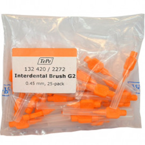 Interdental Brush Normal ( 0,45 mm orange 25 ks) - Mezizubní kartáčky