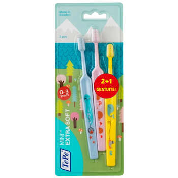 Mini Toothbrush ( 3 ks ) Extra Soft - Dětské zubní kartáčky