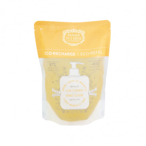 Panier des Sens Orange Blossom Eco Refill Liquid Marseille Soap ( náhradní náplň ) - Tekuté mýdlo 500 ml