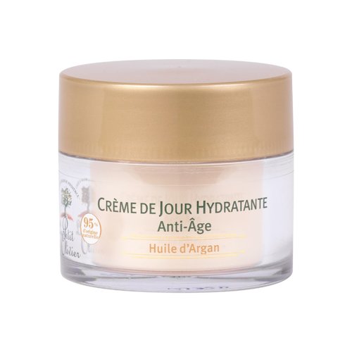 Le Petit Olivier Argan Oil Moisturizing Day Cream Anti-Aging - Hydratační denní pleťový krém proti stárnutí 50 ml