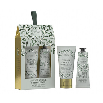 Ginger Winter Skin Set ( Zázvor, Hřebíček & Jmelí ) - Dárková sada péče o tělo