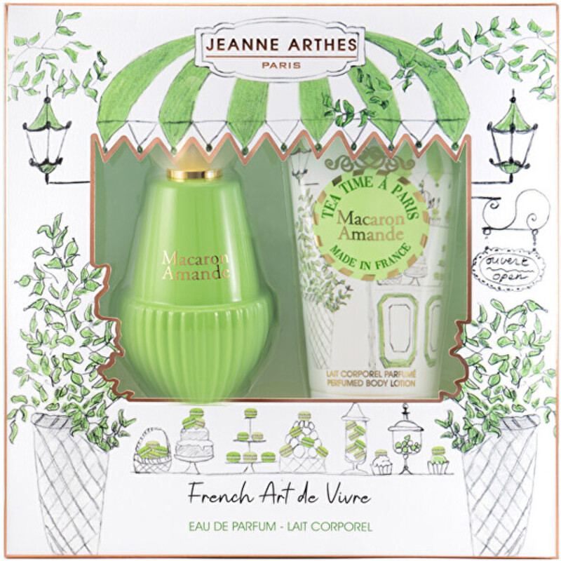 Tea Time A Paris Macaron Amande Dárková sada EDP 100 ml a tělové mléko 150 ml
