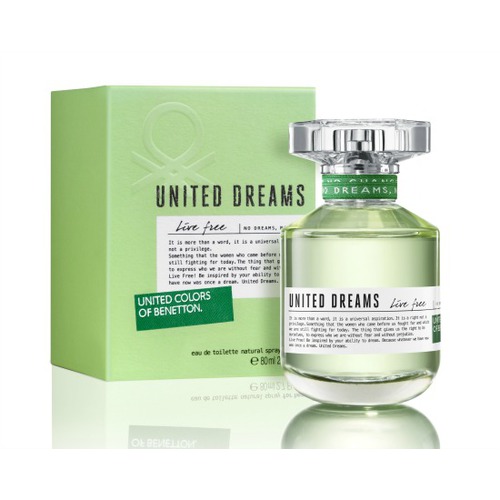 Benetton United Dreams Live Free dámská toaletní voda 80 ml