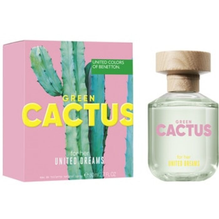 Benetton United Dreams Green Cactus dámská toaletní voda 80 ml
