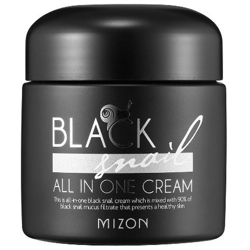 Mizon Black Snail All In One Cream - Pleťový krém s filtrátem sekretu Afrického černého hlemýždě 90% 35 ml