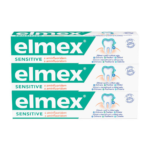 Elmex Sensitive Professional Toothpaste ( 3 KS ) - Zubní pasta 75 ml