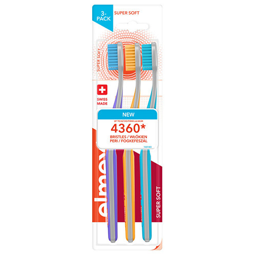 Super Soft Multipack Toothbrush ( 3 ks ) - Zubní kartáček