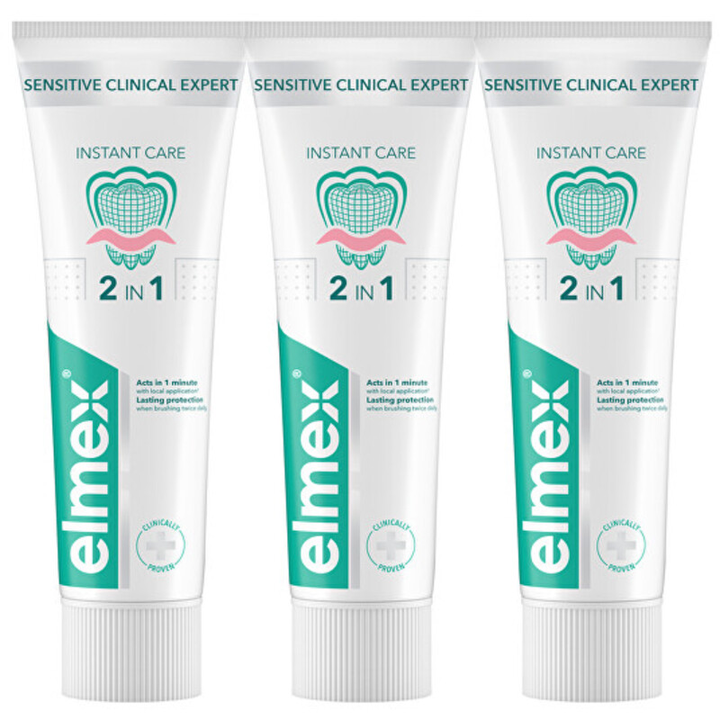 Sensitive Clinical Expert Instant Care Trio Tootpaste - Zubní pasta