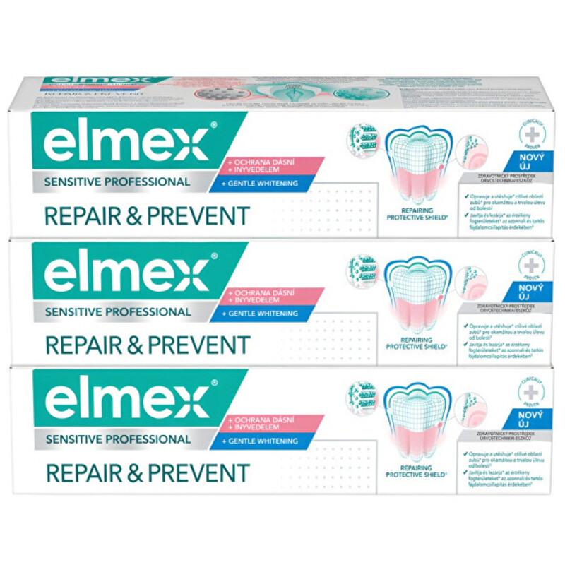 Repair & Prevent Gentle White Trio - Zubní pasta