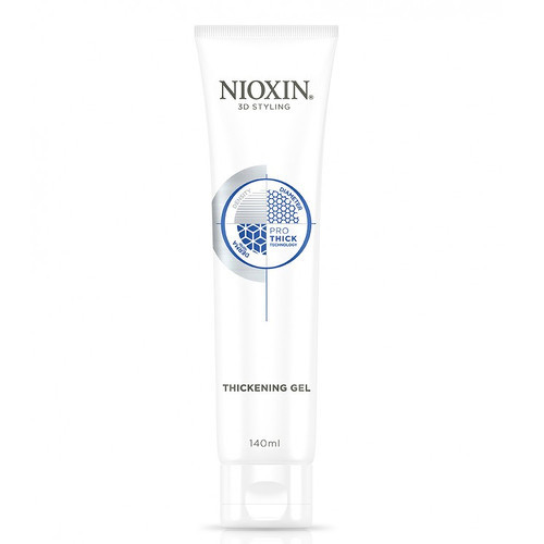 Nioxin 3D Styling Thickening Gel - Fixační gel pro krátké až středně dlouhé vlasy 140 ml