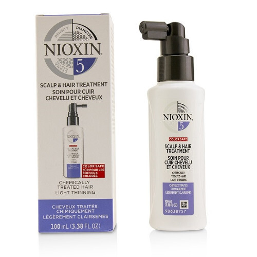 Nioxin System 5 Scalp & Hair Treatment - Bezoplachová kúra pro normální až silné přírodní i barvené mírně řídnoucí vlasy 100 ml
