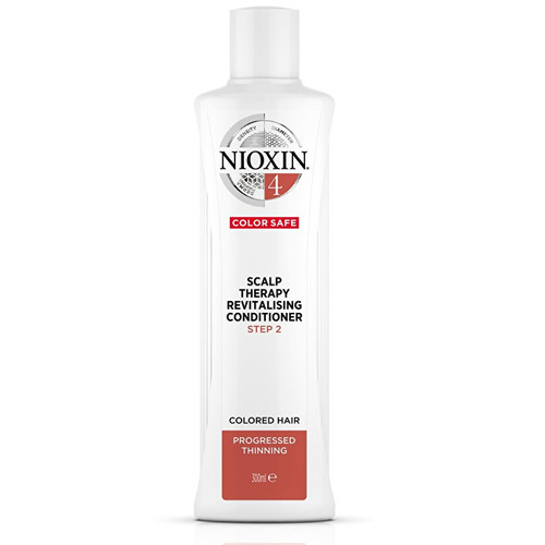 Nioxin System 4 Conditioner Color Save - Revitalizační kondicionér pro barvené vypadávající vlasy 300 ml